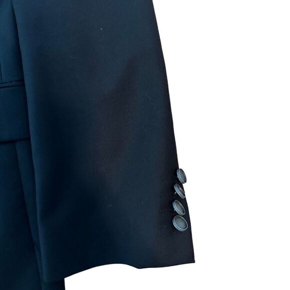 Alfani Mens Black Slim Fit 2 Button Double Vented Suit Jacket Size 42L - Picture 2 of 4